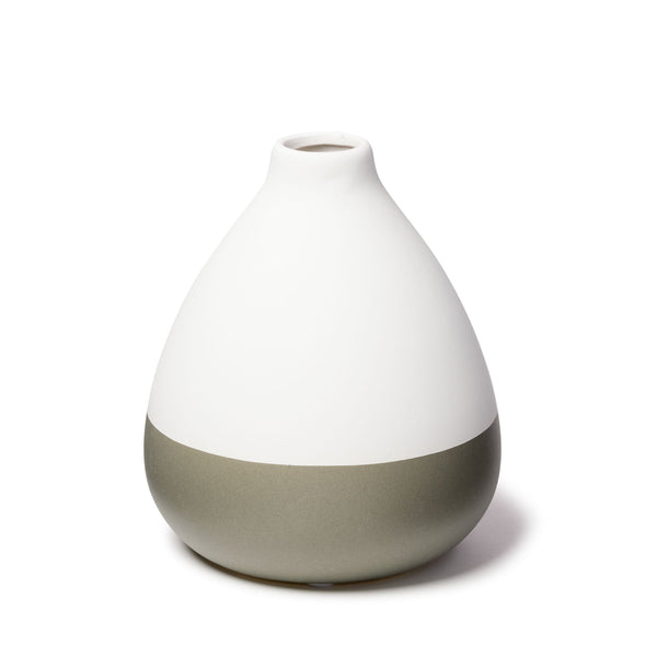 Duo Grey and White Vase - Wholesale