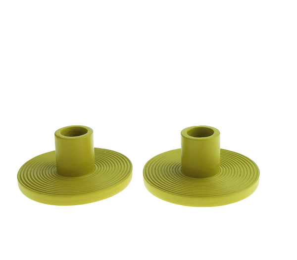 Circled Round Candlestick Holders