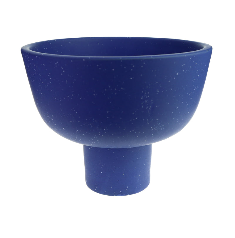 Blue Speckled Medium Compote Bowl